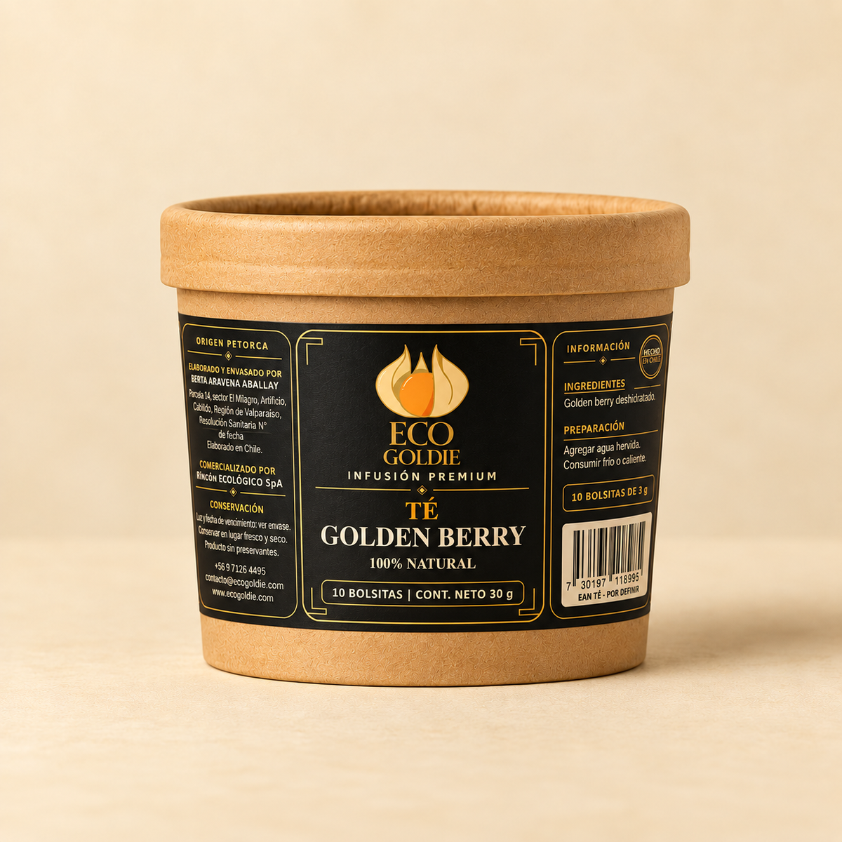 Pack 3 Té Premium de Golden Berries